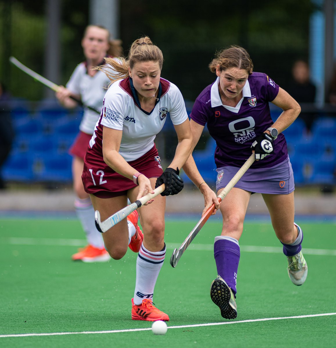 Perspective_P's tweet photo. First hockey game in nearly a year; great to be at Wimbledon this afternoon for the friendly between @WimbledonHC vs @DUHC1 Women teams. Few shots from the game. https://t.co/K7bNVzgBLw