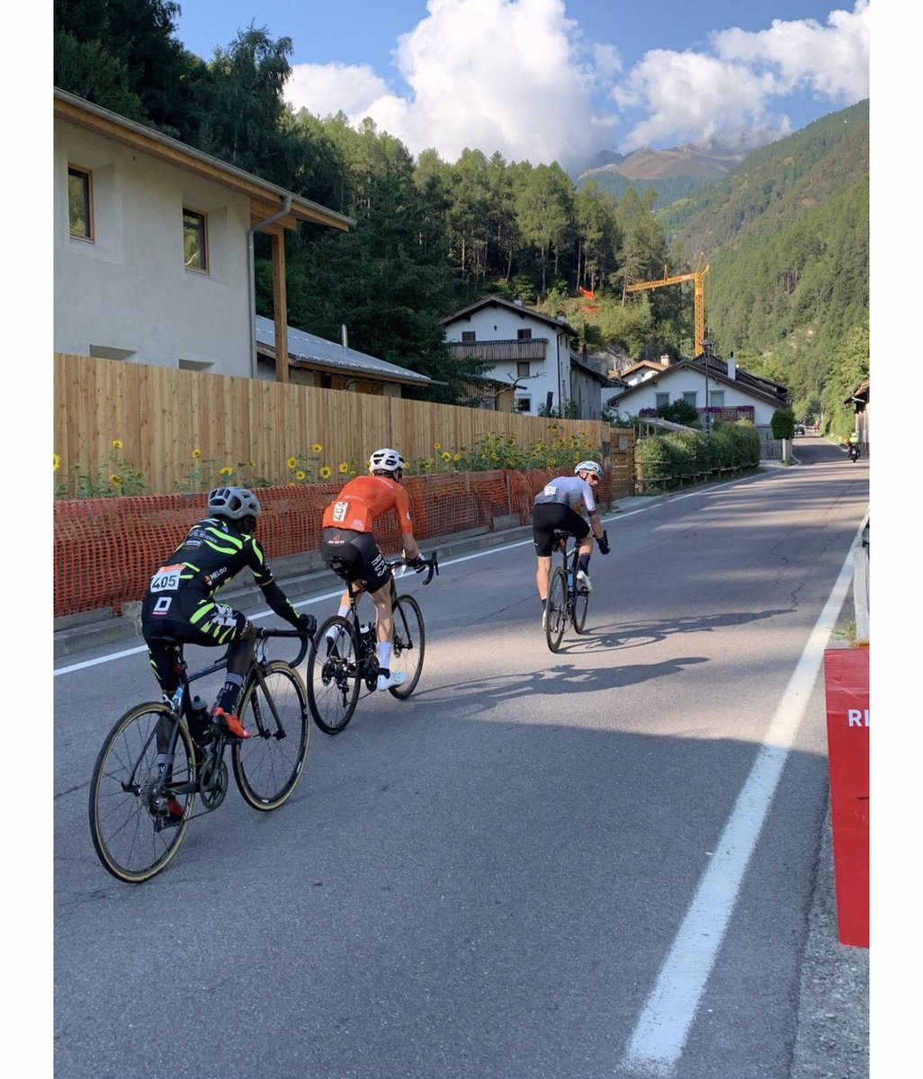 SchleckJordan's tweet photo. #haute_route Dolomites 2021 stage 4 It was just another incredible fight climbing crazy elevations of UMBRAIL &amp; STELVIO mountain and got a stage win and still 3rd in GC! https://t.co/i44u2D2OeH