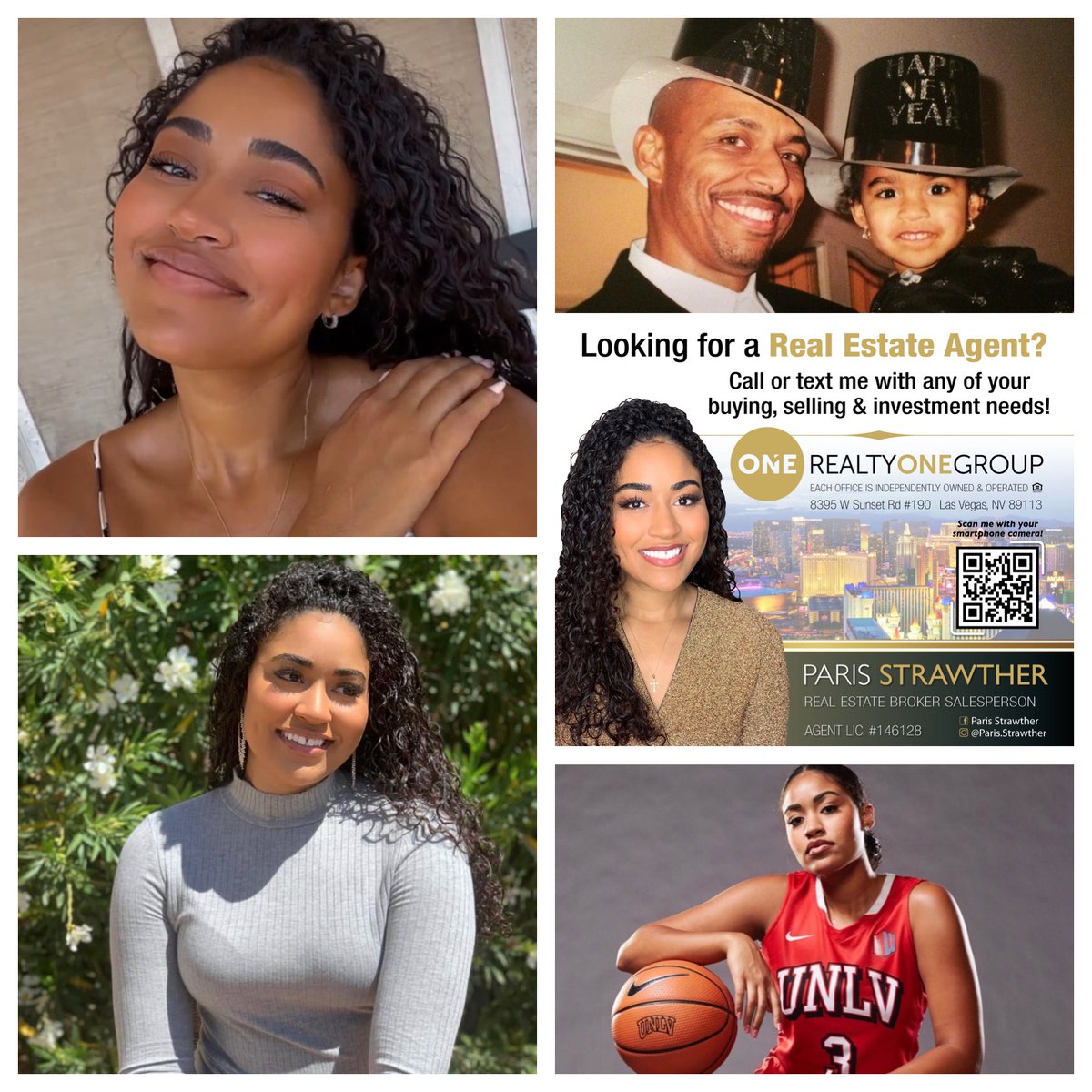 LeeStrawther's tweet photo. Wishing our precious Paris a Happy 24th Birthday today! @francescaparis_ #MastersDegree #RealEstateAgent @UNLVLadyRebels https://t.co/hUGUDZLps6