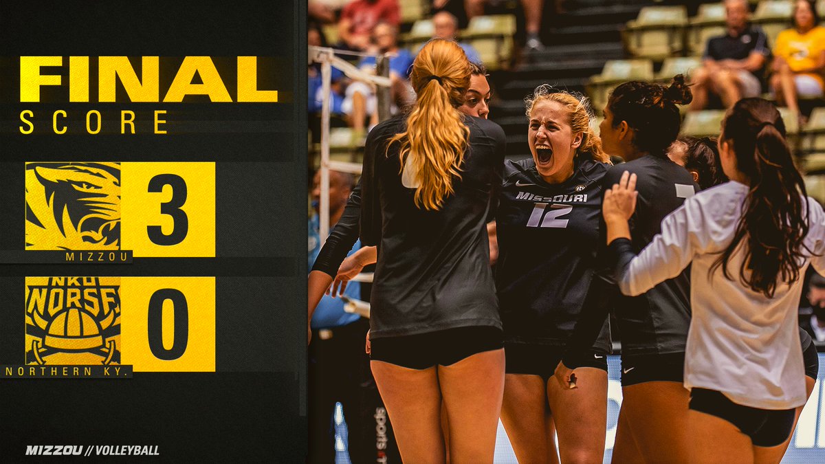 TIGERS WIN. 🧹

#MIZ🐯🏐