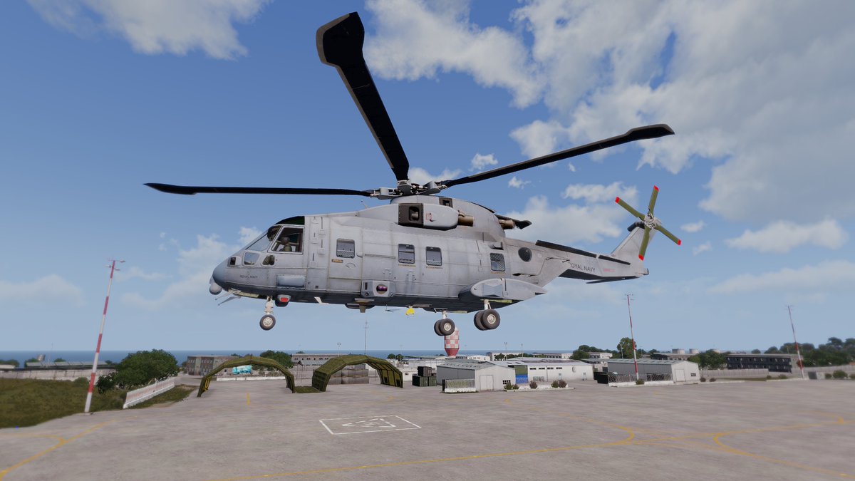 RKSL_Rock's tweet photo. Enforced rest means I've managed to plow through a ton of stuff. Including the Merlins
It was started ages ago & neglected for a variety of reasons. For some reason it called to me today. Very pleased with how the textures came out.
#wip #rksl #MerlinHC4 #arma3 https://t.co/kAXEen8j7u