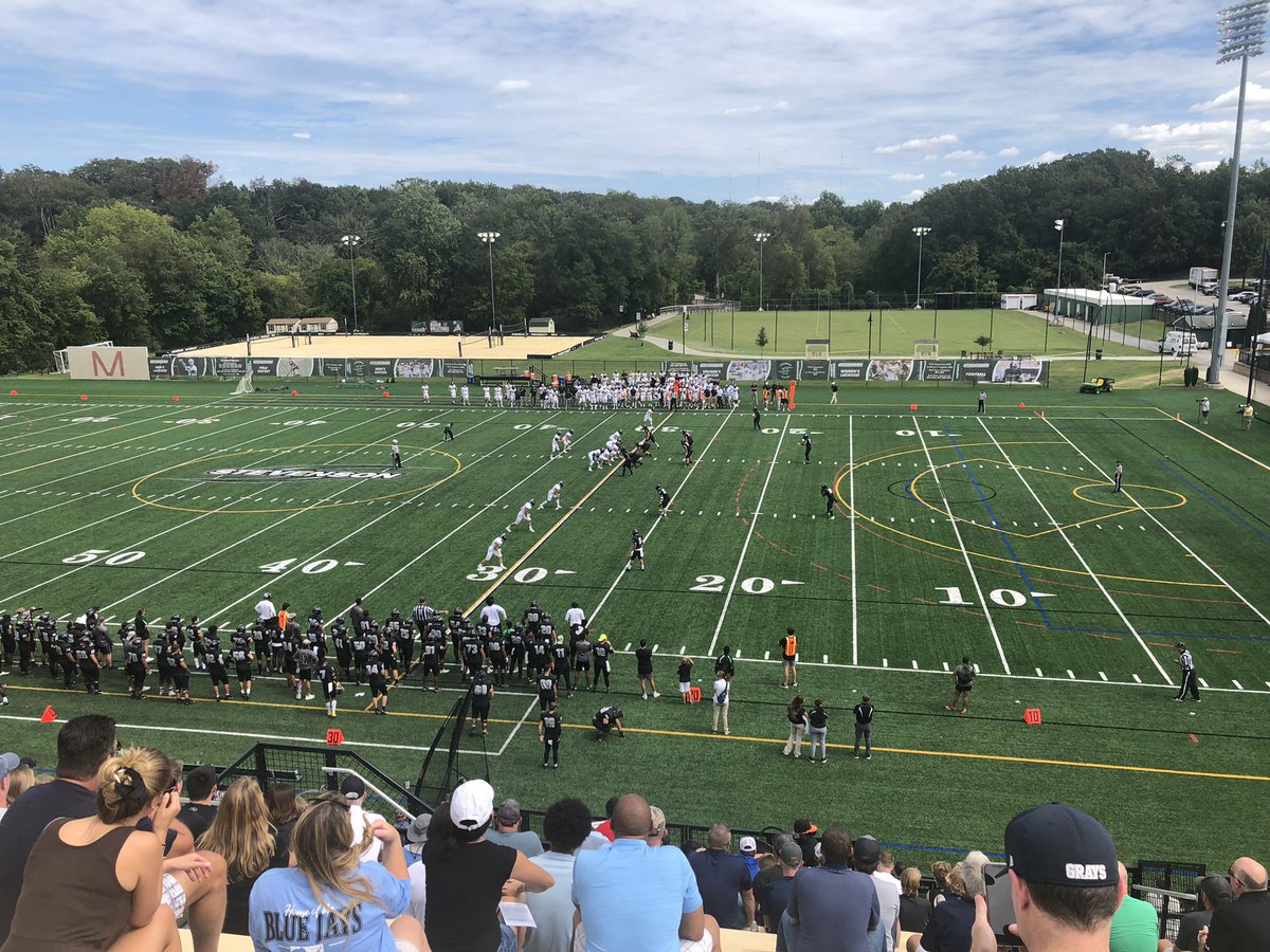 BillSmedick's tweet photo. Great to see Hop football back in action and in the win column! Final JHU 53 Stevenson 18. https://t.co/LqLnWmoV26