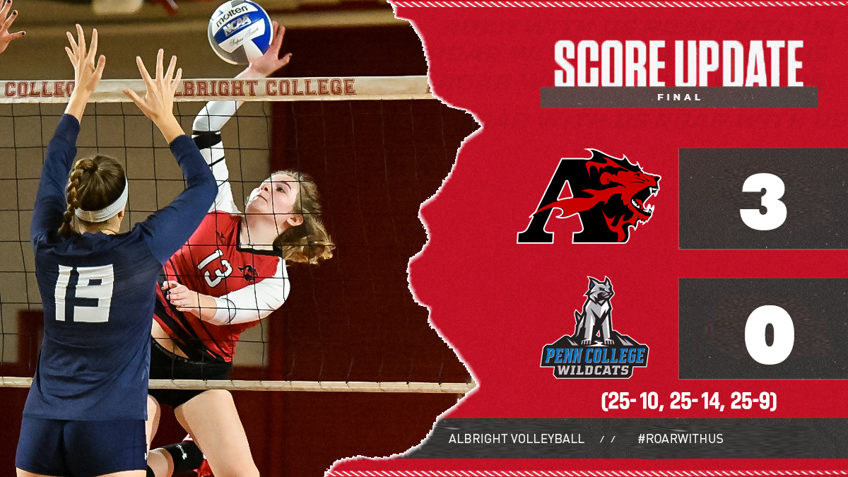 AlbrightLions's tweet photo. Pretty good start to the season for @albrightvball! #RoarWithUs https://t.co/v3Lf6Jdqvy