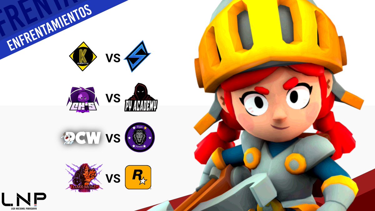 #BS #LNP

Estos son los partidos que disfrutaremos en la tarde de hoy🤩🇵🇾.

A las 18hs🇵🇾, no faltes😉.

twitch.tv/nanitoc1.

¡Te esperamos!