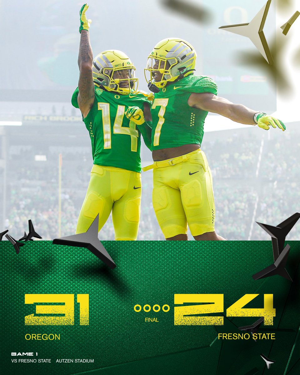 oregonfootball's tweet photo. DUCKS WIN

#GoDucks https://t.co/snhb7n853k