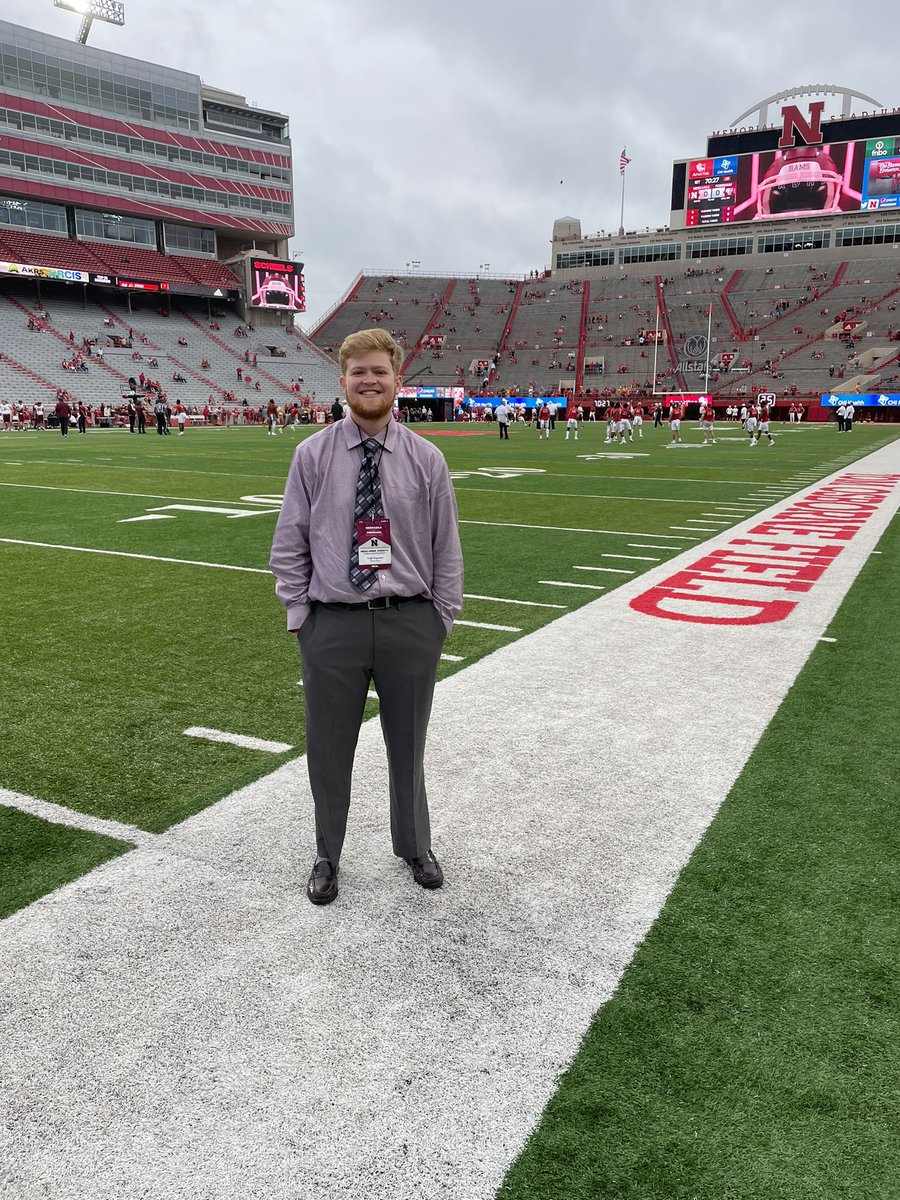 Had the chance to color commentate my first @HuskerFBNation game! Thank you for the opportunity! Excited for more! <a href="/Ex_On_Sports/">Geoff Exstrom</a> <a href="/johnshrader/">John Shrader</a>