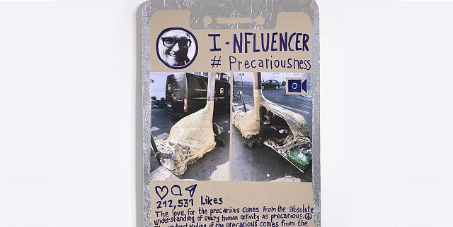 Thomas Hirschhorn, I-nfluencer-Poster #Exhibition #Napoli <a href="/GalleriaArtiaco/">Alfonso Artiaco</a> artlimited.net/agenda/thomas-…