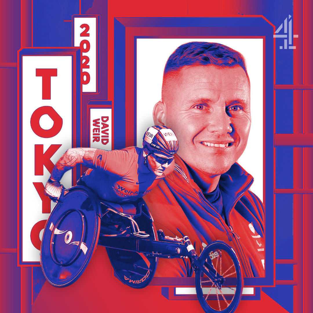 C4Paralympics's tweet photo. One last chance for #Tokyo2020 glory for @ParalympicsGB legend @davidweir2012...

He goes in the T54 marathon now, alongside GB team-mate @JohnboyWcr, and you can follow their progress LIVE at https://t.co/nuuIq5oNUG