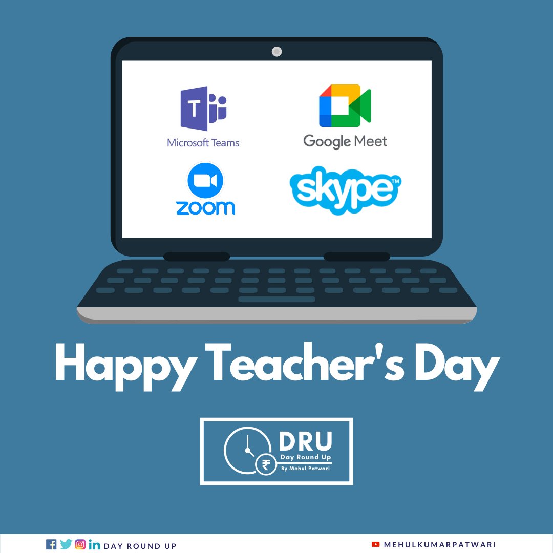 DayRoundUP's tweet photo. With every destruction comes a new invention.🔥🔥
Happy Teacher's Day. 💻🤝👨‍🎓
@GoogleIndia @MicrosoftIndia #Zoom #Skype
#DayRoundUp #DRU #greetings #teachersday #digitalart #onlinecoaching https://t.co/kuHl0LiWPC