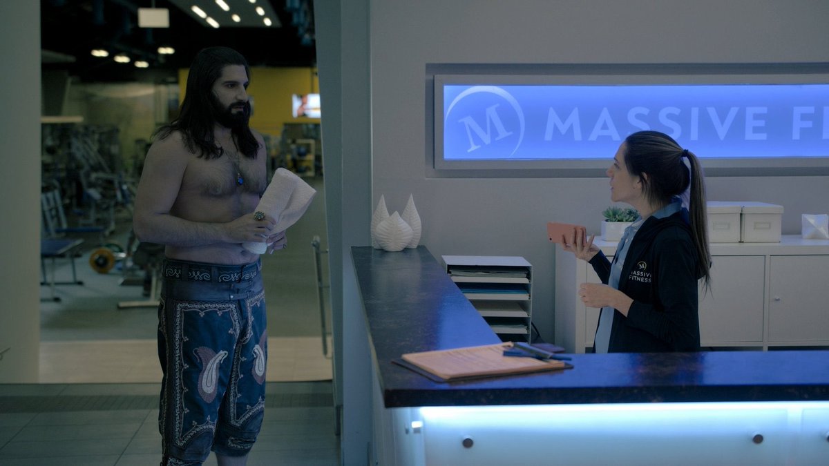DavidOpie's tweet photo. Kayvan Novak impersonates the entire #WhatWeDointheShadows cast in the latest episode and he does it FLAWLESSLY. Why isn’t my timeline flooded by pics and GIF’s of this?!?! https://t.co/j2tWnuX97H