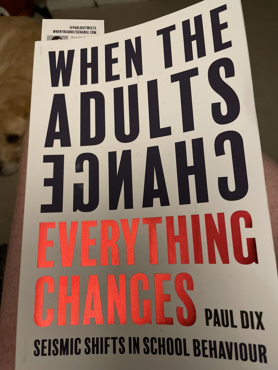 flamingjam3's tweet photo. Wow just started reading this and couldn’t put it down. Well done @pauldixtweets for writing such a succinct and easy to read book. #teachertwitter #ResearchEd #researchED1 #behaviour https://t.co/ujRAvaRLa2