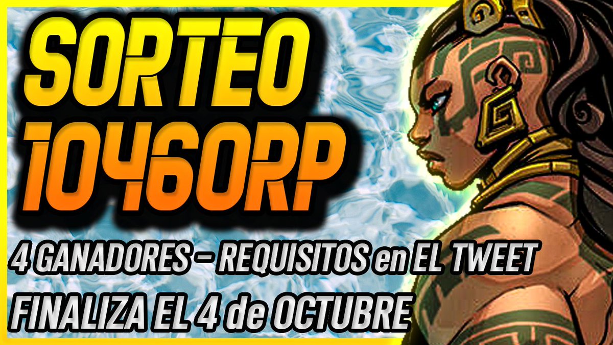TenuGG's tweet photo. 🔴SORTEO 10.460 RP 🔴

🧡Follow en Twitter: @PinguuSama @Shurihooks @Tenusiano 
➡️RT &amp; LIKE y gracias por el APOYO y los 5K <3
🔔SUBS en YT y campanita :3
🎉Los Subs de Twitch tienen un bonus y tienen sorteo aparte.

🔗Link: https://t.co/aatASSLZ2k https://t.co/pWd7xATecT