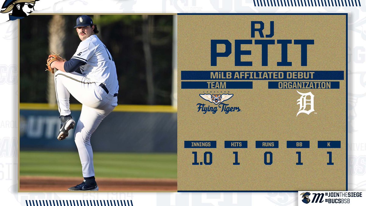ICYMI: <a href="/rj_petit/">RJ Petit</a> threw a scoreless 7th for Low-A Lakeland last night in his first appearance with a minor league affiliate!

#JoinTheSiege
