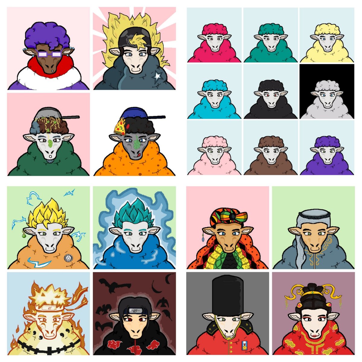 Andre25818322's tweet photo. @KennethBosak Our cutesy hand-to-mouse drawn pixel art solheep are also available on open sea. Solheep span a range of categories from anime, celebrations and culture to name a few. https://t.co/tbyF9S0phJ #pixsol #Solheep #nft #solana #OpenSeaNFT #airnfts https://t.co/U0D6mJpDfn
