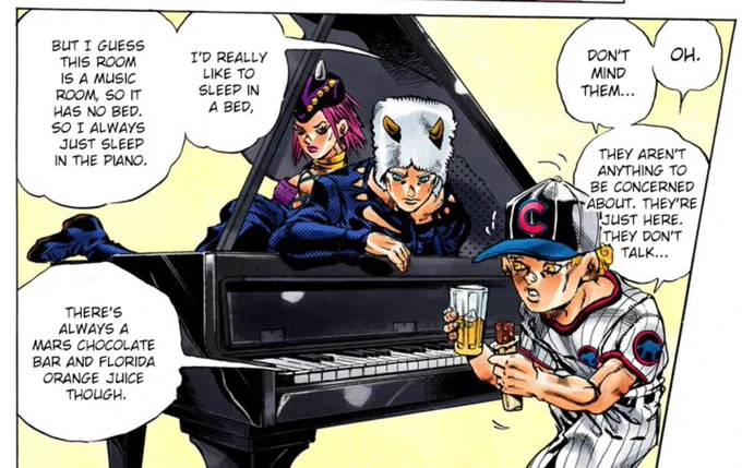 Contemplating of drawing them sleeping in the piano 