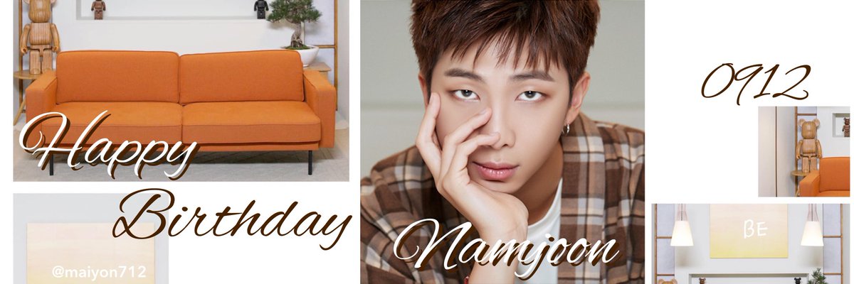 maiyon712's tweet photo. 【Namjoon センイル ヘッダー🐨まとめ】

みなさん一緒にナムさんのセンイルを盛り上げていきましょう🥳🎉💜

増えたらスレッドに続けます🌼

💟良かったら自由に使って下さい♡
💟いいね＆RTして貰えると嬉しいです♡

#maiyon加工 #Namjoon #RM https://t.co/jLJNLVS6YI