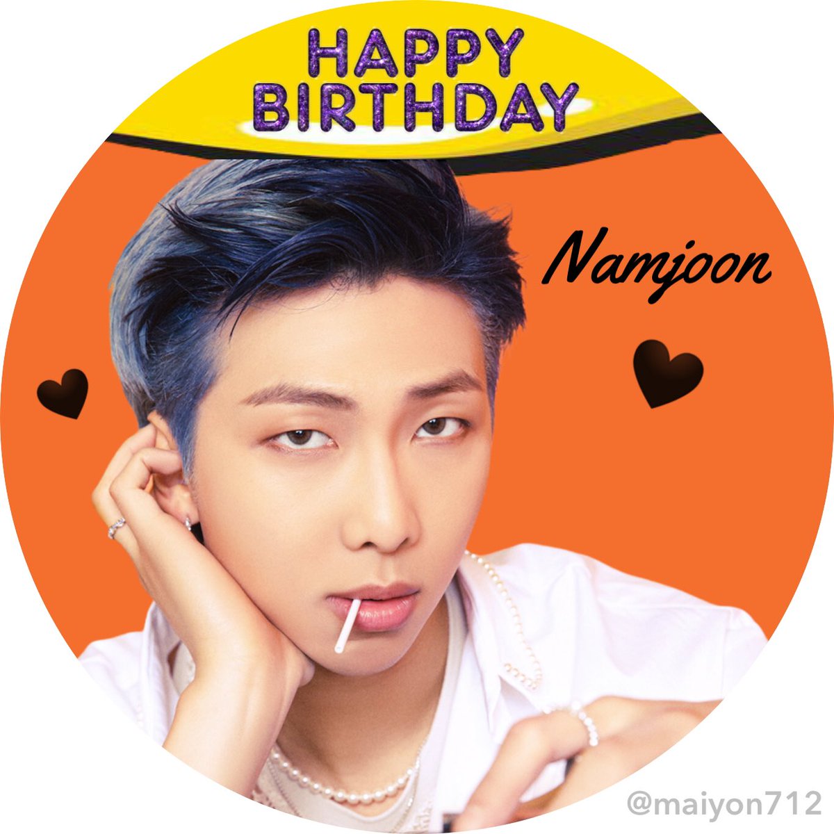 maiyon712's tweet photo. 【Namjoon センイル アイコン🐨まとめ】

みなさん一緒にナムさんのセンイルを盛り上げていきましょう🥳🎉💜

増えたらスレッドに続けます🌼

💟良かったら自由に使って下さい♡
💟いいね＆RTして貰えると嬉しいです♡

#maiyon加工 #Namjoon #RM https://t.co/Fzn9ZyccJD