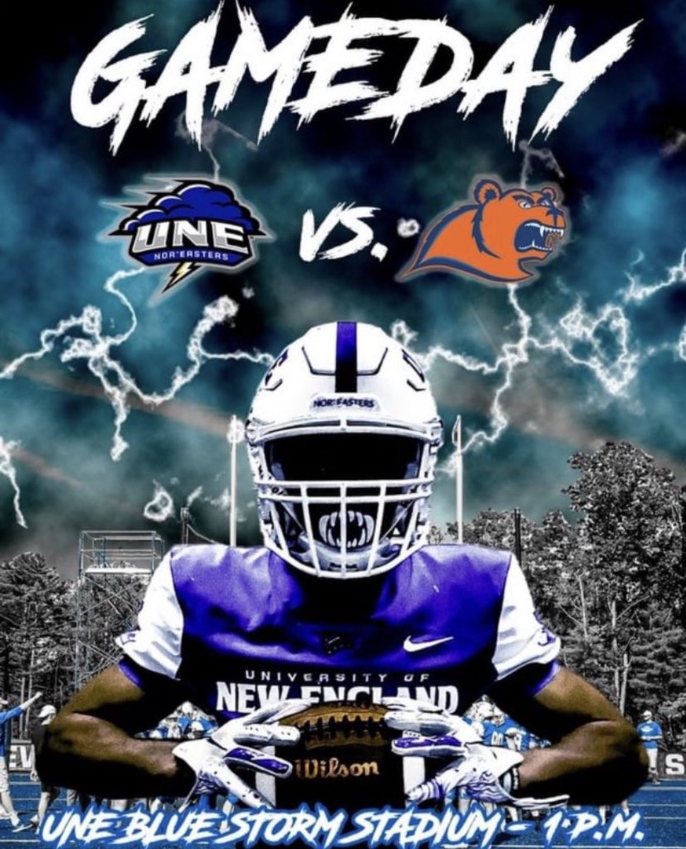 adam_eldeeb's tweet photo. I’d like to thank @TimViall along with the rest of the UNE staff for inviting me up for their home opener today. @UNESports https://t.co/KKmzsSIwav
