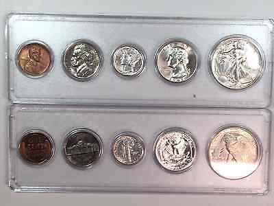 NiceUSCoins's tweet image. 1941 WWII GEM BU 5 Coin Birth Year Date Set Silver 50c/25c/10c/5c/1c RED(D25) ebay.com/itm/2239702926… #PROOFSETS #COINSETS