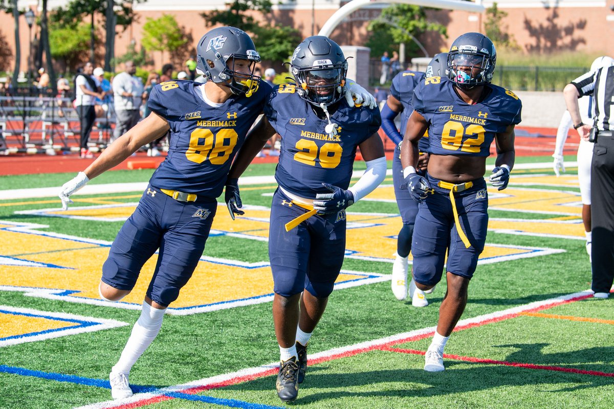 Merrimack_FB's tweet photo. Starting off the new season in style...

#GoMack | #MackTough https://t.co/MqnuITnOAD