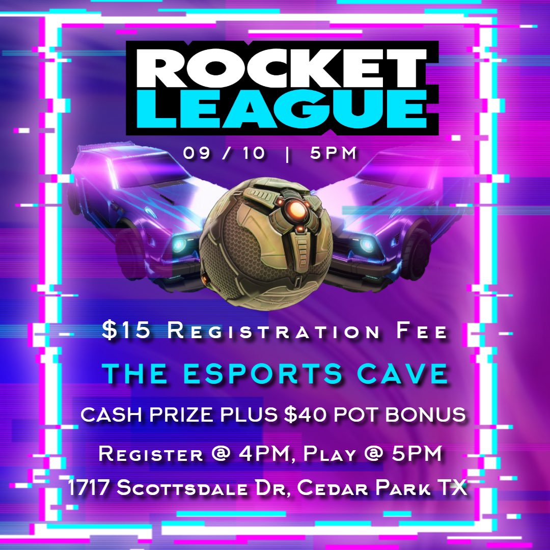 chapiceandfield's tweet photo. The Esports Cave will be having tournaments all weekend!! They are doing Warzone on Saturday, Fortnite on Sunday all at 5 PM!! Come by and see if you have what it takes to win!! 🎮😎 https://t.co/WYop6buAZd