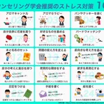 忙しいあなたに!100個のストレス解消法を図解!