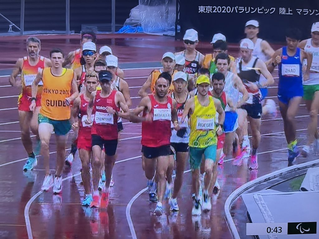 styleplus_color's tweet photo. パラリンピックマラソン T46 
永田務選手　スタートしました！！
応援してまーす！！！
　
#永田務
#パラリンピック 
#マラソン
#T46
#アジア記録保持者 https://t.co/Czz9TlXaue