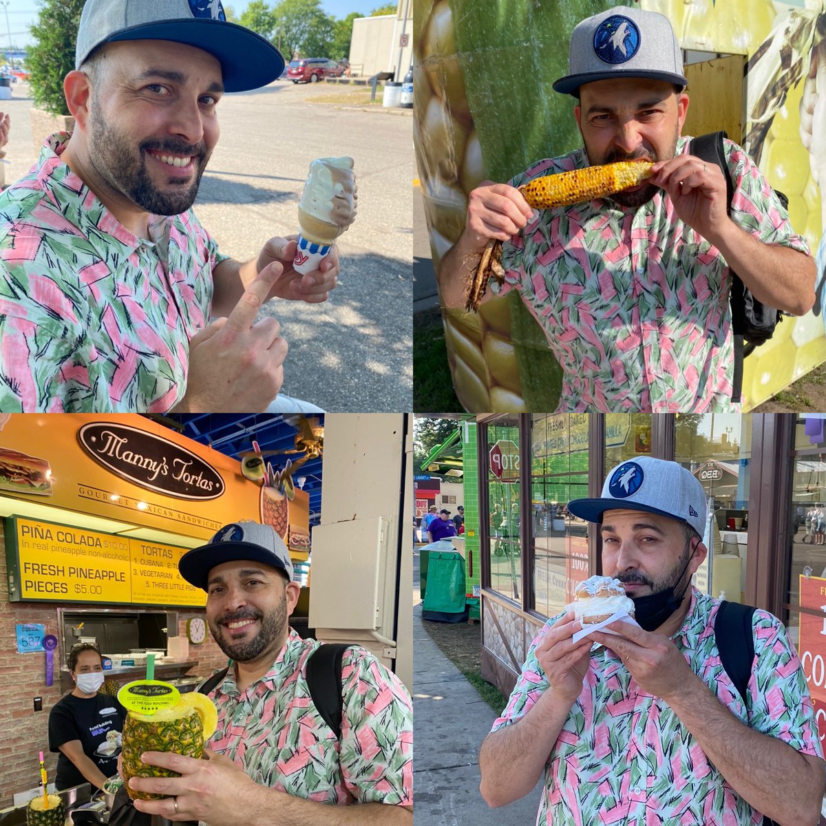mistertoro's tweet photo. My 4 favorite food items at the @mnstatefair ππ½π¦π§
What are yours?
#StateFair #foods #favorites #RoastedCorn #Dairybarn #icecreamcone #MannyTortas #Pinacolada #pinnaple & #creampuff https://t.co/WHPkY90Nal