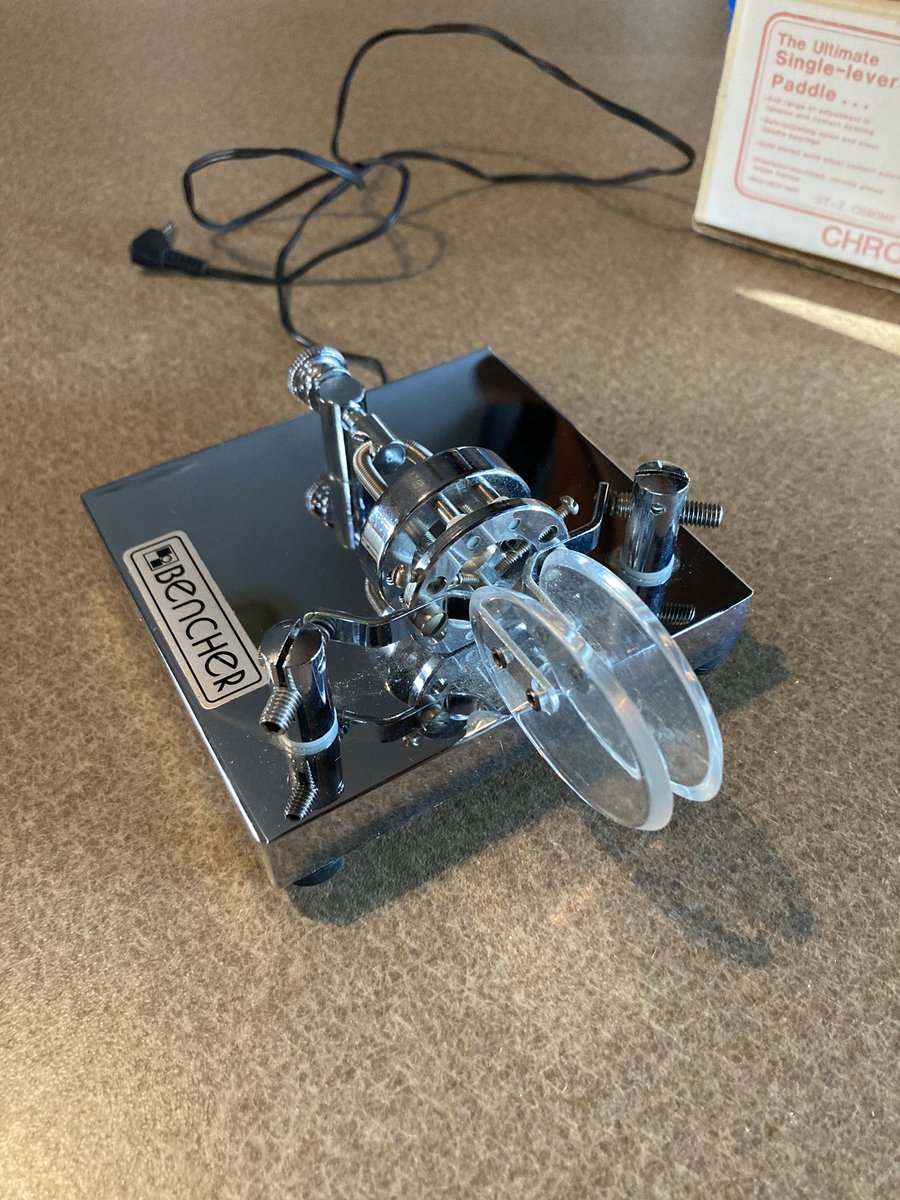 Just picked up my first paddles at the <a href="/ShelbyHamfest/">Shelby Hamfest</a> to start learning CW!