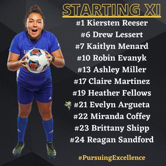 Game time! Here’s the starting 11! ⚽️