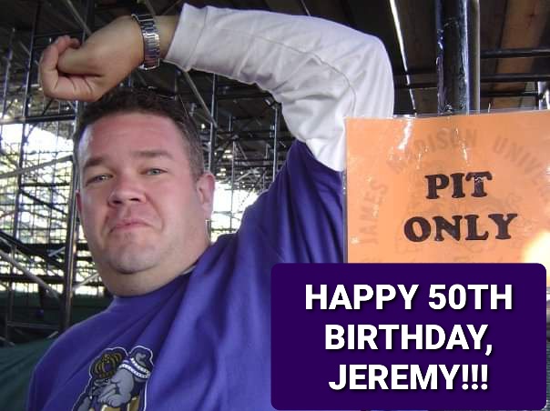 TVChick16's tweet photo. Happy 50th Birthday, Jeremy!!! #GoDukes https://t.co/1LwL9KWhk6