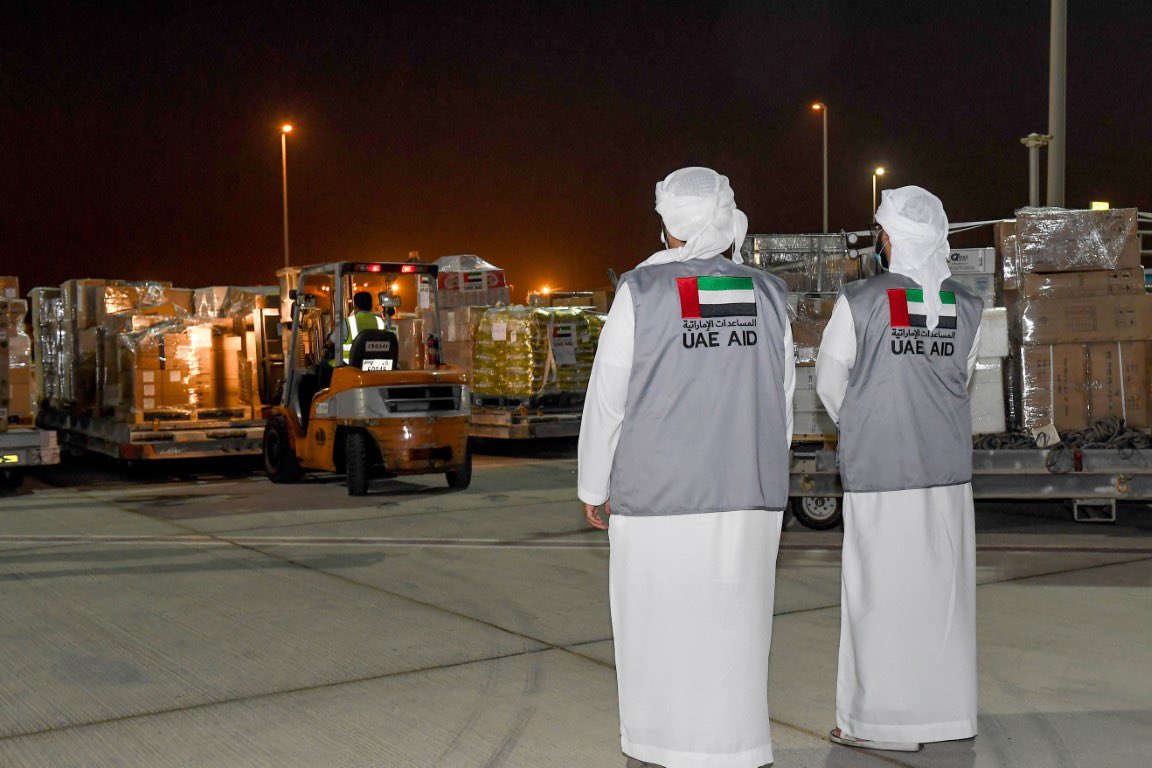 KingSiasi's tweet photo. #UAE Sending #Food and #Medical_Aid to Afghanistan As The “Assistance Comes Within The Framework of The #Humanitarian_Role Being Played By The UAE to Provide Full Support to Brotherly Afghan People.
#Kabul
#Afghanistan https://t.co/oho3PBcwSa