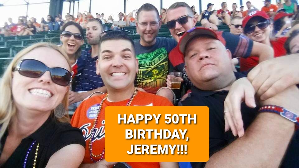 TVChick16's tweet photo. Happy 50th Birthday, Jeremy!!! #GoDukes https://t.co/knXg7fDa3W
