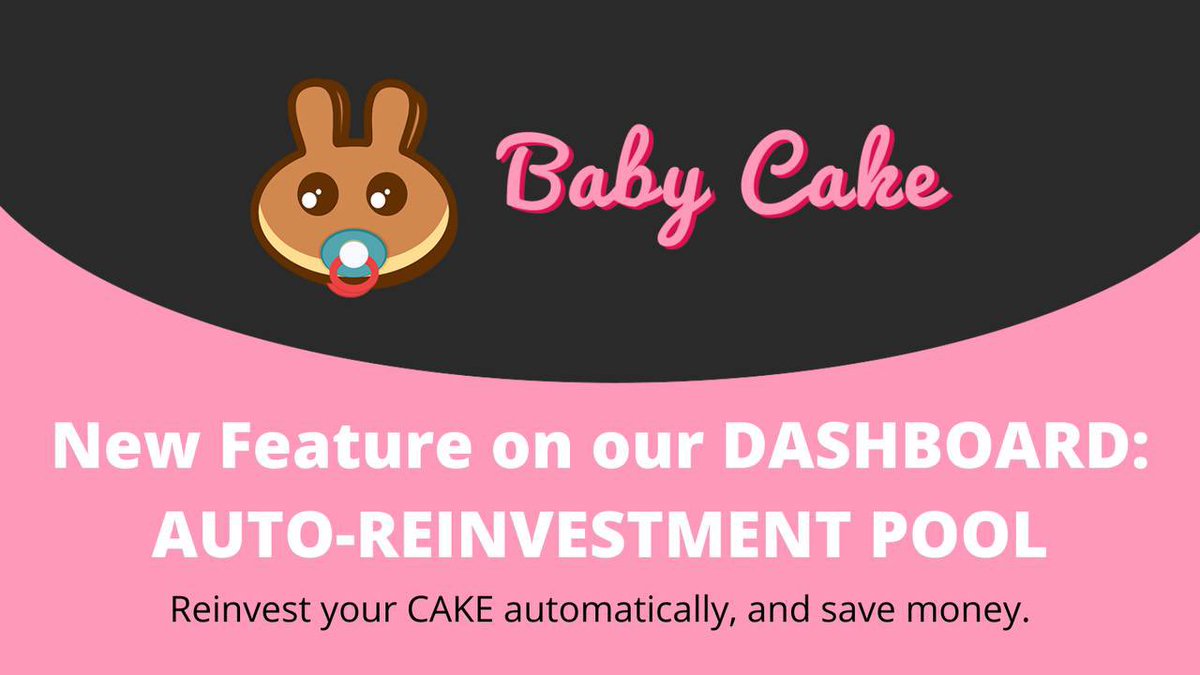 thecryptodawg's tweet photo. @LordCryptoGem @BabyCakeBSC Earn @PancakeSwap $CAKE for holding @BabyCakeBSC
😃 Doxed
📝 Dubai 2021
🍰 BabyCake Swap
📱 BabyCake Mobile App
🖥 Website: https://t.co/dvrp7TFIDD 
🍰 Telegram: https://t.co/YrAXDfvexi
$HOGE $POODL $SOGE $BNB #SAFEMOON  $KISHU $DOGE $BTC $ETH $LINK $FEG #BABYDOGE $SHIB #bsc https://t.co/LA7BiouGJT