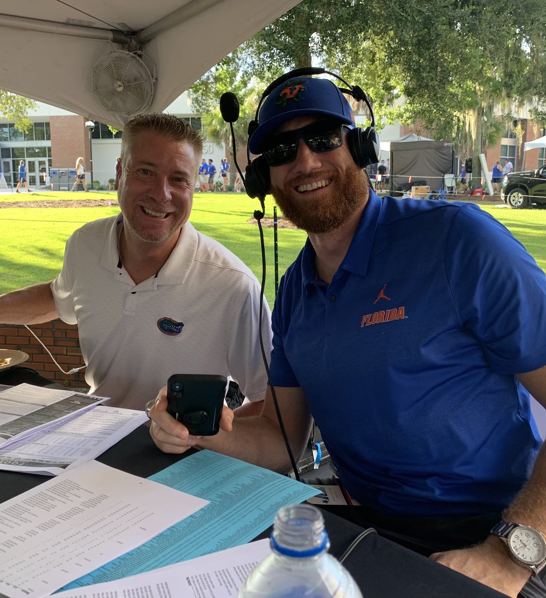 JPTULL's tweet photo. Tune in now to @JeffCardozoUF and @TateCasey84 and the @FloridaGators @GatorsFB pregame show. These guys are the best in the Biz. @Learfield @LearfieldAudio @FLGatorsSP @uf #gatorssportsnetwork #goGators 🐊🐊🐊🐊🤞❤️ https://t.co/NBkdi6KIls