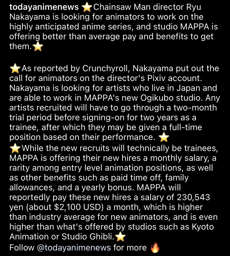 chainsawmannews's tweet photo. This is wonderful news. For the Chainsaw Man anime, they can take as much time as they need. It will definitely be worth the wait. https://t.co/sNIJBX4oz3