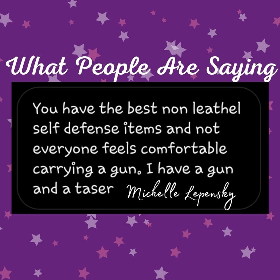 Tap yourfinalwarning.com to buy premium personal security tools. Better to have protection and not need it vs need protection and not have it. 
Stay safe xo Caramel.