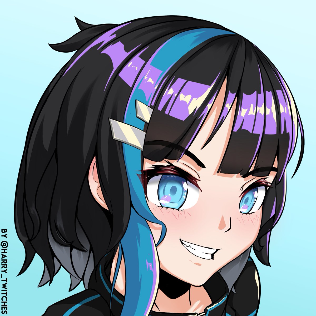 Harry_twitches's tweet photo. Commission done for @KSkyomi 's character - I'm happy with how it came out and it's a start to getting better. #twitch #VRChat https://t.co/Ye8idAKwxg