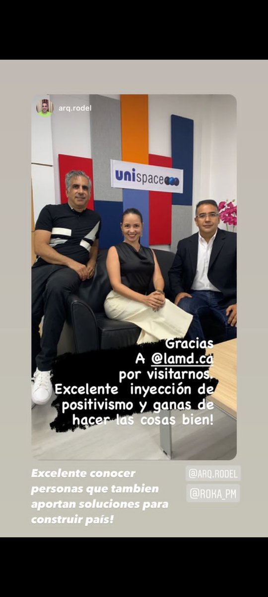 arqmarquez's tweet photo. Es un placer como @lamd_ca haber compartido con @entrerayas,Arq.Rosauris Pérez y Arq.Rolando Delgado en la entrevista #SinTapaboca de #LosjuevessondeArquitectura https://t.co/DeAtULWgY2