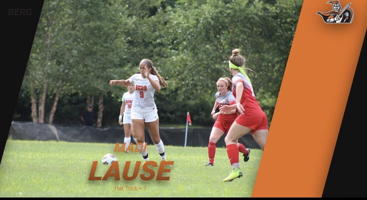 bergsoccer's tweet photo. PLAYER SPOTLIGHT: Madi Lause had an explosive presence today with 4 impressive goals !! Keep em coming 🏆 https://t.co/4vozWNyWMY