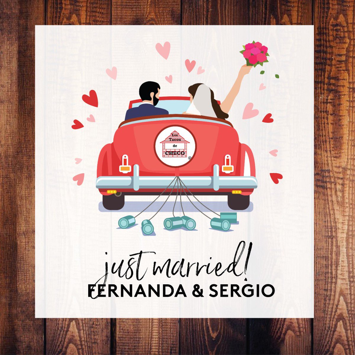 Muchas Felicidades Fernanda y Sergio. Con mucho cariño les deseamos toda la felicidad del mundo. ¡Que viva el amor!👰🏻 🤵🏻‍♂️ #JustMarried 💍⛪️ ❤️