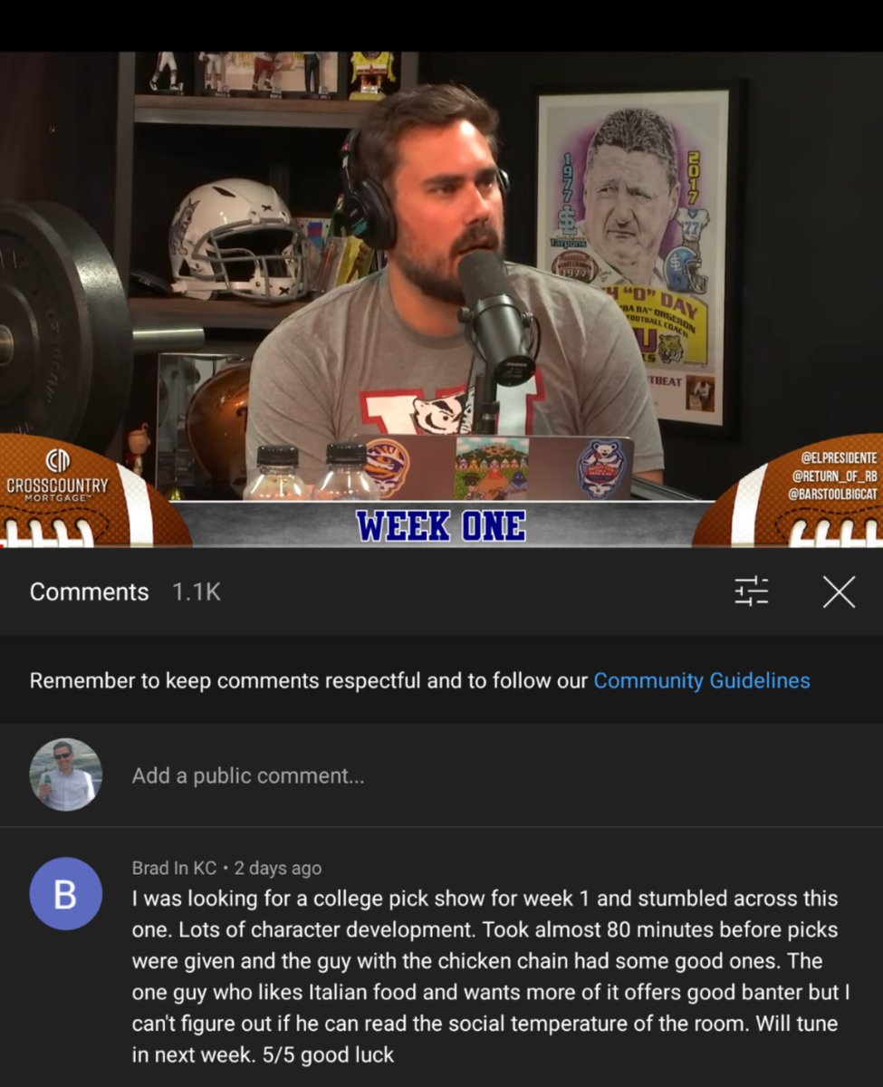 allbusinesspete's tweet photo. I've been thinking about this YouTube comment all week. https://t.co/DdyIqfLLfp