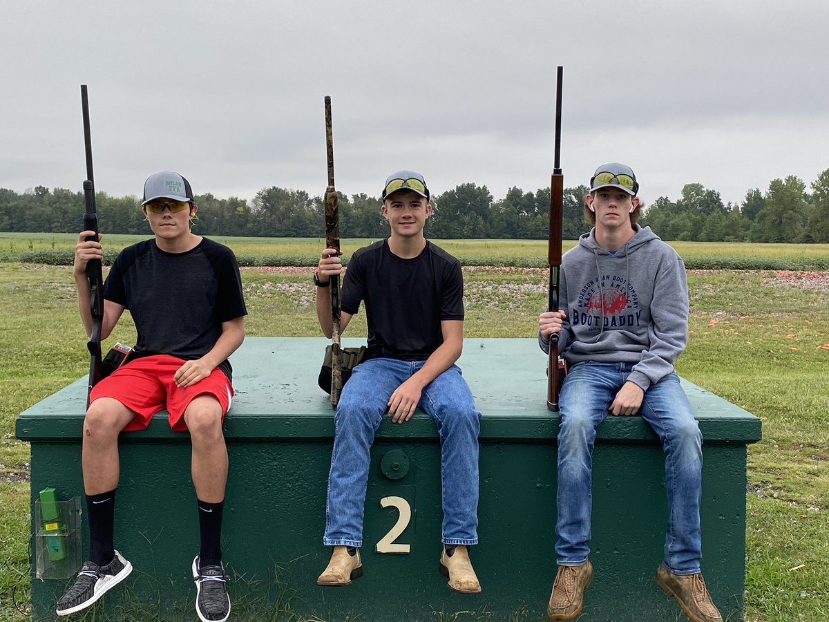 JarredSayre's tweet photo. Milan FFA’s First trap shoot of the year. A team 5th place. @MilanC2Schools @MissouriFFA https://t.co/UiT6jLzXl8