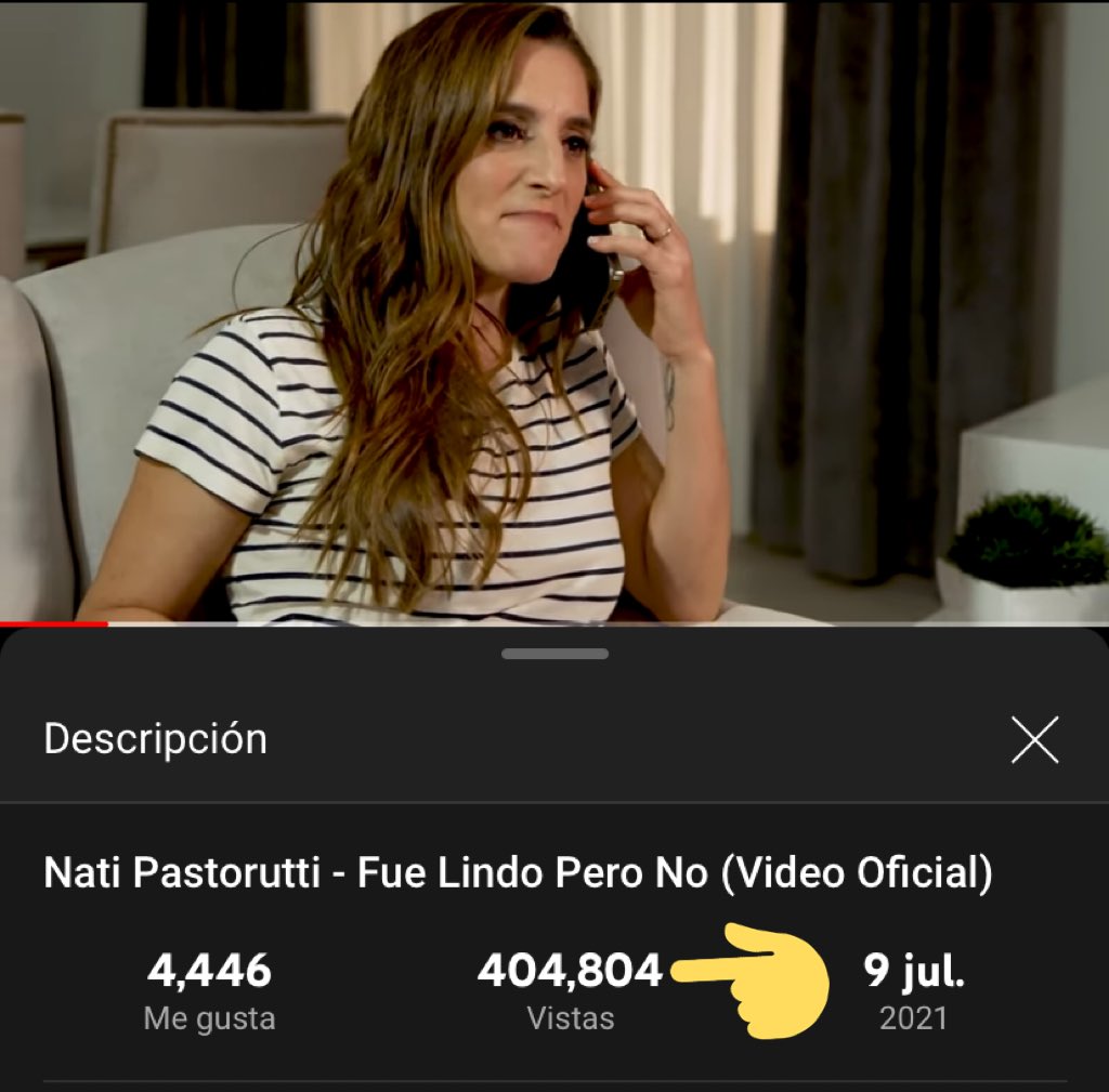 LaNatiWEB's tweet photo. Sigue subiendo! No aflojemos que falta poco! #CampañaDelMedioMillon #FueLindoPeroNo https://t.co/xO1l6iHmyJ