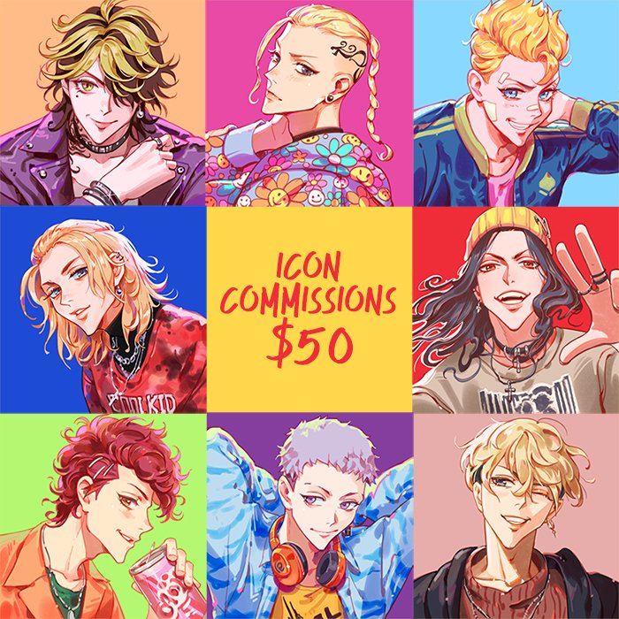 Hii I'm now accepting icon/portrait comms!
🌻 https://t.co/EMTvTYdeKq 🌻 