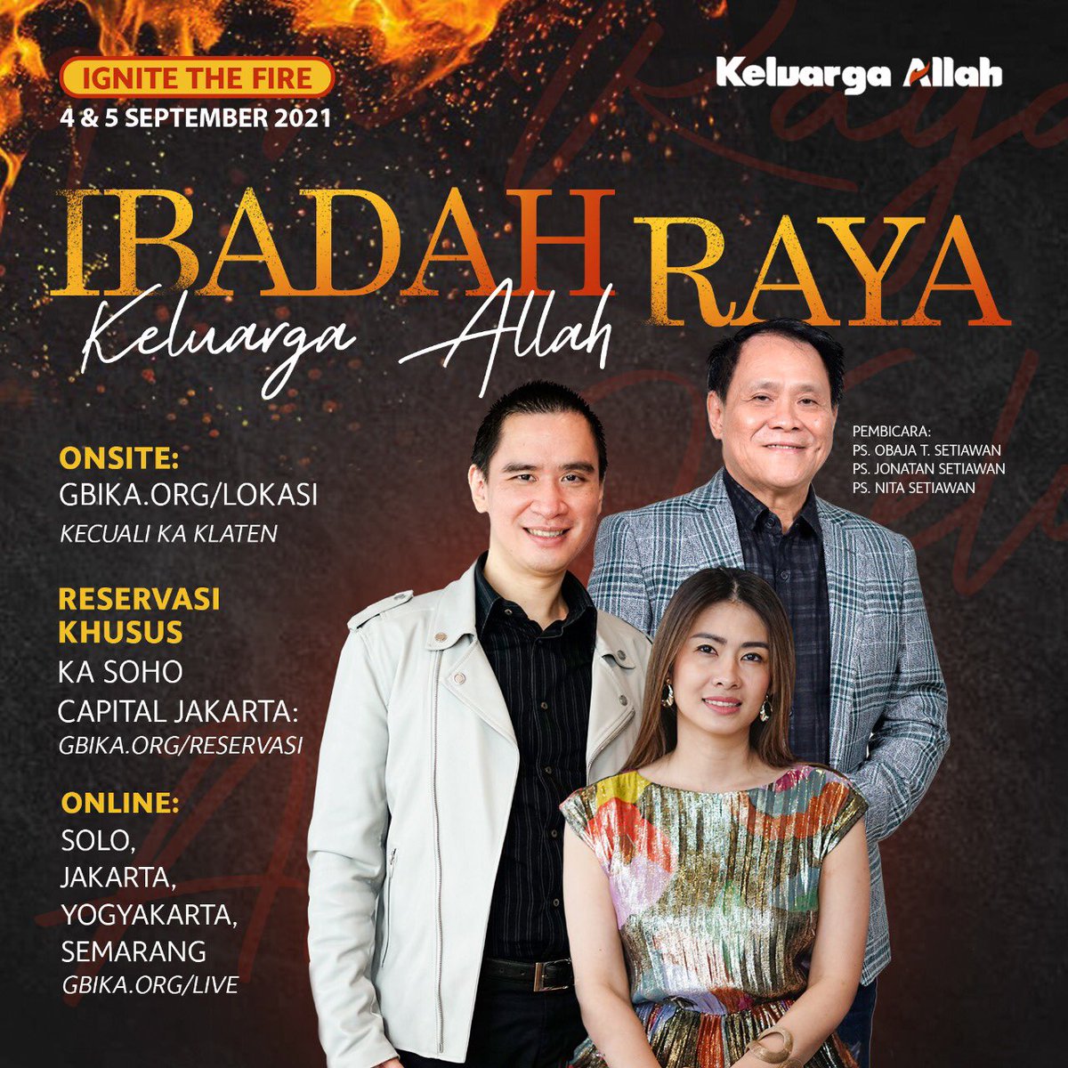 EndahAndriyani3's tweet photo. Bukan hanya jasmani kita saja yg perlu kita perbaharui tpi rohani kita pun perlu kita perbaharui .... Yuk ibadah di @gbika_ind  bersama hambaNya @pdt_obaja_ts ... Pasti Terberkati ...🔥🔥🔥🔥🔥 # serbuonline https://t.co/2A33QdqLcM