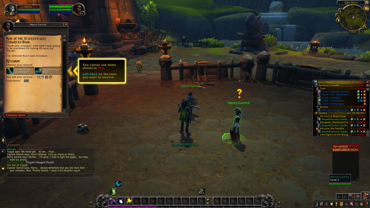 SunshineLovele's tweet photo. #resizing the #situation #lvl6 #lvlup #level #ride the #scientifically #enhanced #boar #ogre #ruins, #Henry. The #Alliance #never #gives #up, #even in the #face of #disaster. #stocking up on #supplies #warcraft https://t.co/2i9Cca4SgS