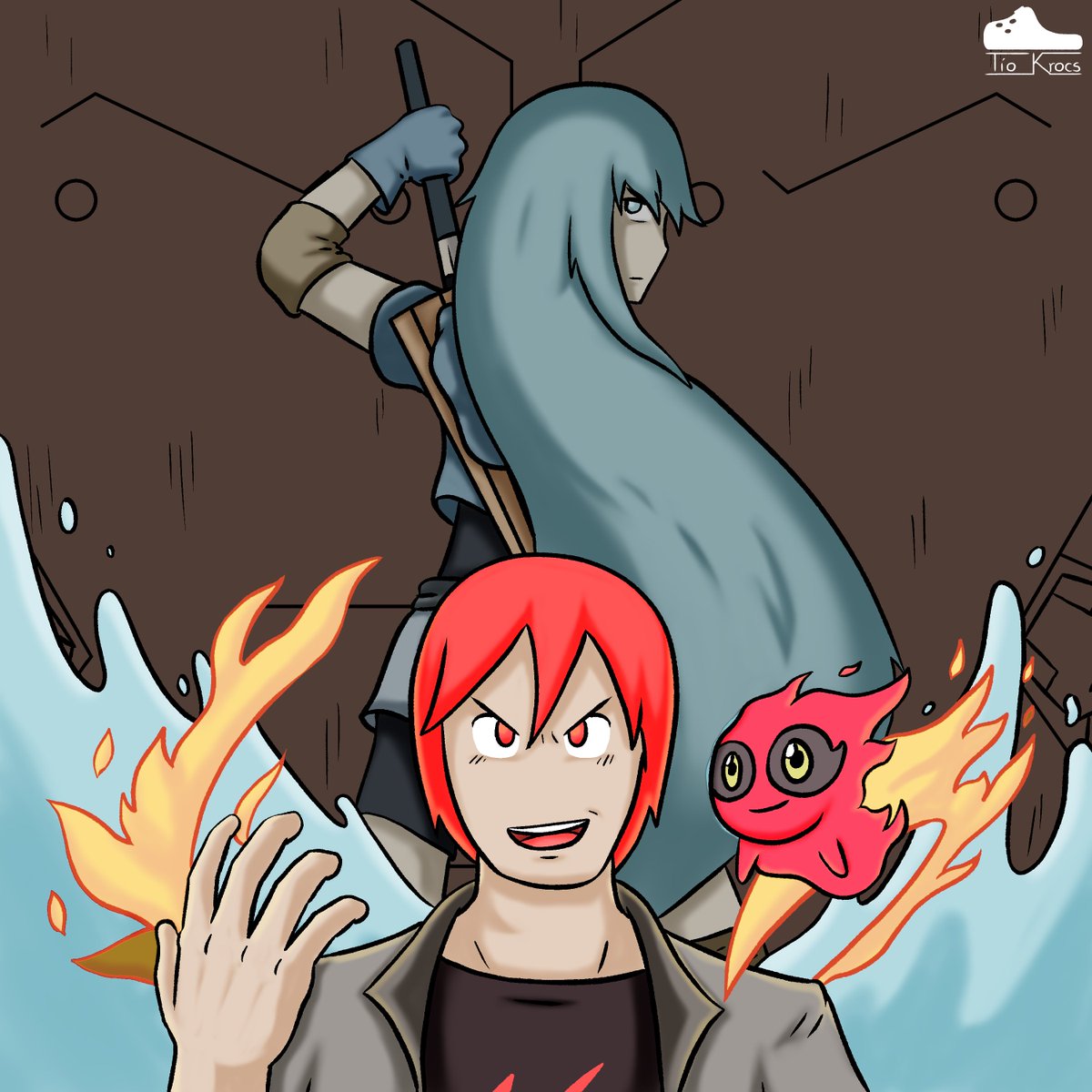 TioKrocs's tweet photo. ¡¿LES HE MENCIONADO QUE ESTOY MUY EMOCIONADO DE QUE LA VAYAN A HACER UNA SAGA EPÍLOGO A 5 ELEMENTOS?!
Gracias por tanto @dejesulink, perdón por tan poco.
#draw #digitalart #huion #clipstudiopaint #csp #kaji #lluvia #llamaviva #aquarrica #5elementos #cincoelementos #jesulink https://t.co/kLCUDF6x5R