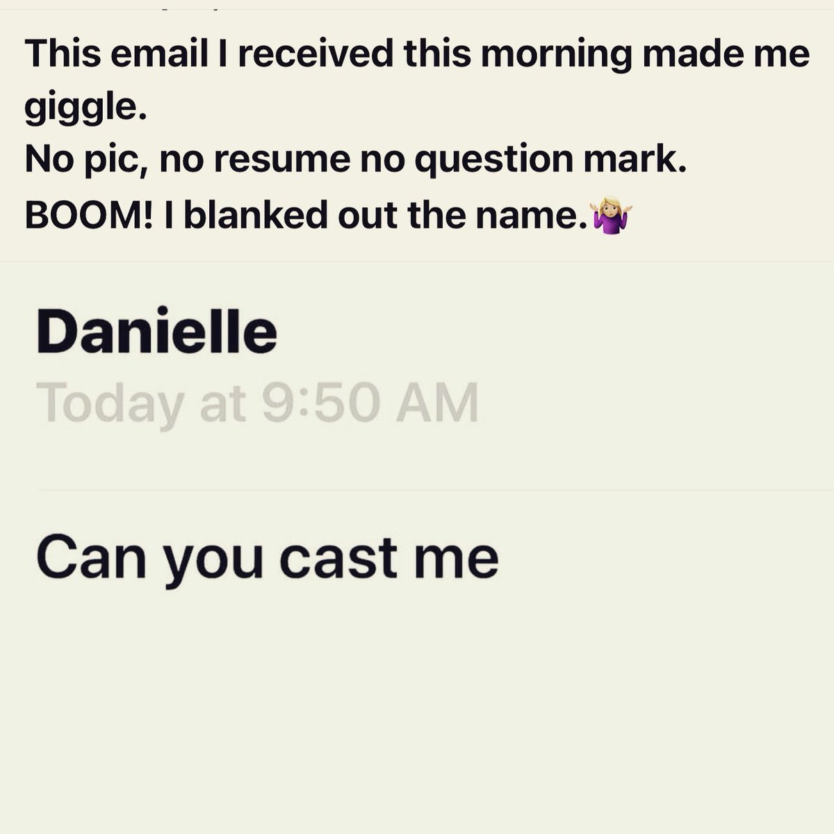 danielle Eskinazi Casting CCDA tweet media