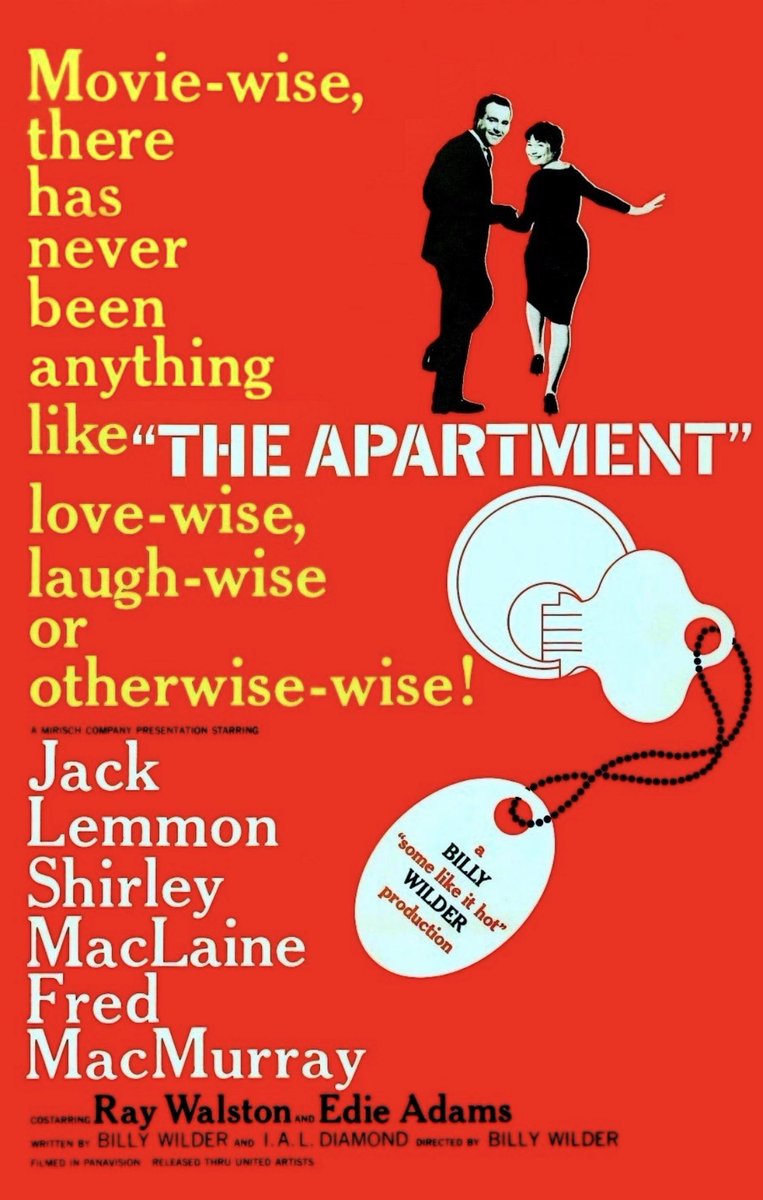 #FilmTwitter It begins. My spontaneous quarantine weekend #FredMacMurray 3-film festival. Up first: The Apartment (1960)